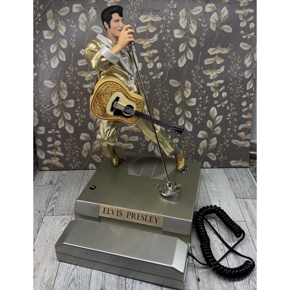Elvis Presley Jail House Rock Singing Dancing Telephone Phone 90's **UNTESTED**